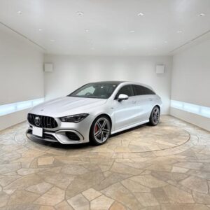 2022 Mercedes Amg Cla-Class Shooting Brake silver gasoline used car Japan export