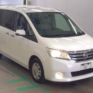 2012 Nissan Serena pearl gasoline used car Japan export
