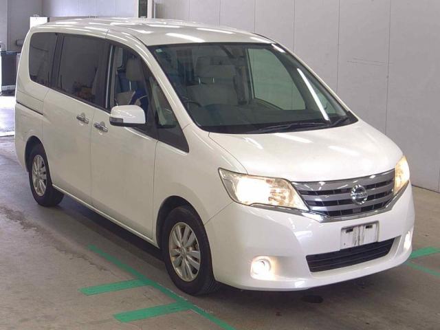Ref:AUX-24726721 NISSAN SERENA 2012 1 2012 Nissan Serena pearl gasoline used car Japan export
