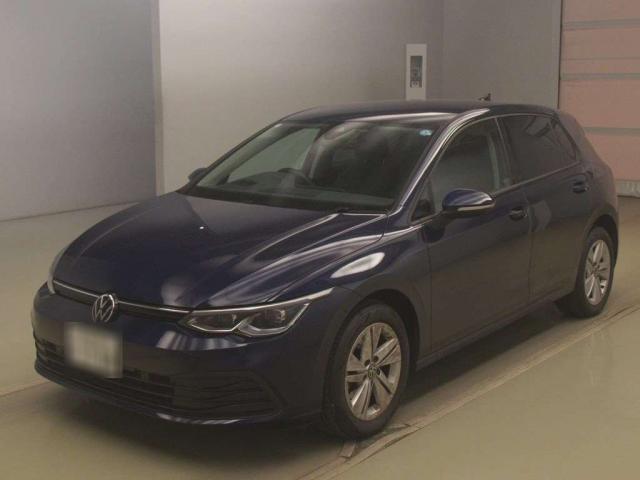 Ref:AUX-24726885 VOLKSWAGEN GOLF 2022 1 2022 Volkswagen Golf blue gasoline used car Japan export