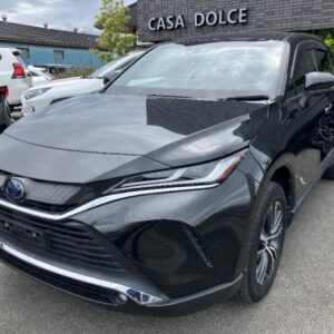 2021 Toyota Harrier Hybrid black gasoline used car Japan export