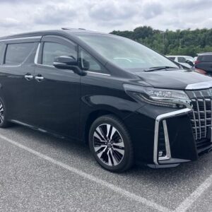2022 Toyota Alphard black gasoline used car Japan export