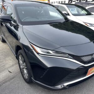 2023 Toyota Harrier Hybrid black gasoline used car Japan export