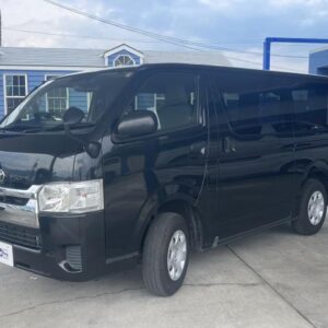 2019 Toyota Hiace Van black diesel used car Japan export