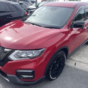 2018 Nissan X-Trail red gasoline used car Japan export