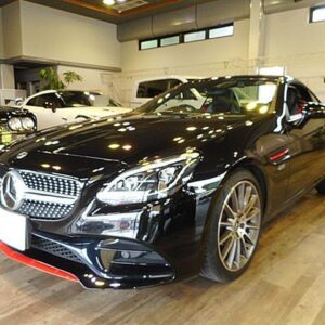2017 Mercedes Benz Slc black gasoline used car Japan export