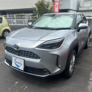 2022 Toyota Yaris Cross silver gasoline used car Japan export