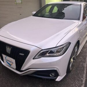 2021 Toyota Crown Hybrid pearl gasoline used car Japan export