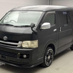 2009 Toyota Regius Ace Van black gasoline used car Japan export