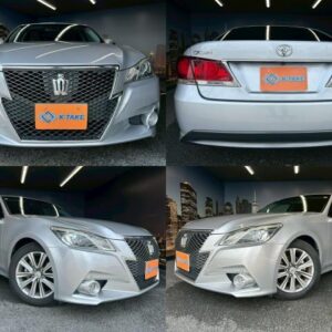 2014 Toyota Crown silver gasoline used car Japan export