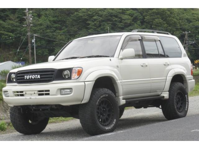 Ref:AUX-24731263 TOYOTA LAND CRUISER 100 1998 1 1998 Toyota Land Cruiser 100 pearl gasoline used car Japan export