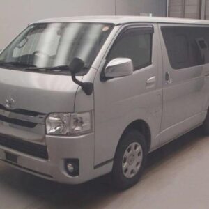2017 Toyota Regius Ace Van silver diesel used car Japan export