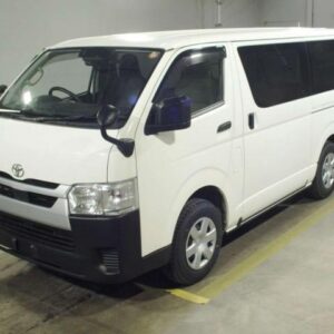 2022 Toyota Hiace Van white diesel used car Japan export