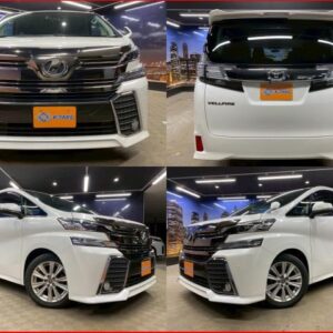 2015 Toyota Vellfire pearl gasoline used car Japan export