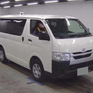 2023 Toyota Hiace Van white gasoline used car Japan export