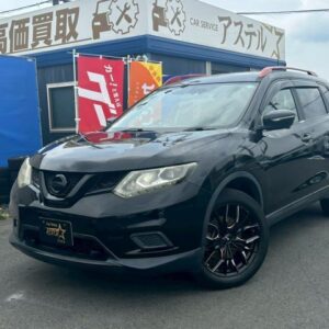 2015 Nissan X-Trail black gasoline used car Japan export