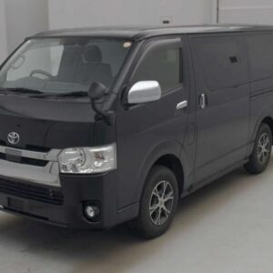 2018 Toyota Hiace Van black diesel used car Japan export