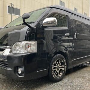 2016 Toyota Hiace Wagon black gasoline used car Japan export