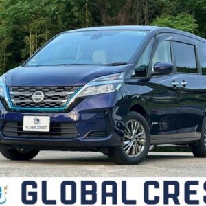 2020 Nissan Serena blue gasoline used car Japan export