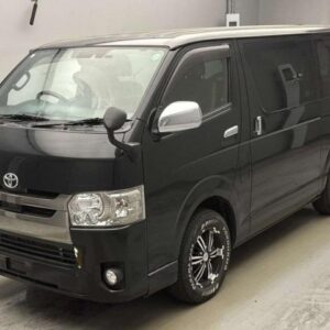 2019 Toyota Hiace Van black diesel used car Japan export