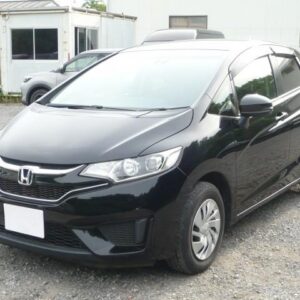 2016 Honda Fit black gasoline used car Japan export
