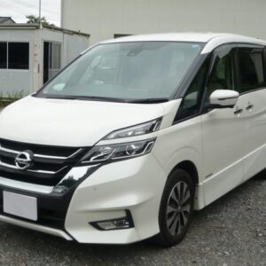 2018 Nissan Serena pearl gasoline used car Japan export