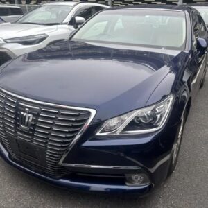 2015 Toyota Crown blue gasoline used car Japan export