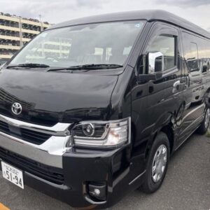 2026 Toyota Hiace Wagon black gasoline used car Japan export