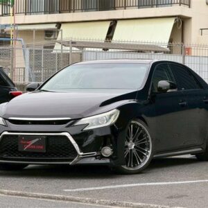 2013 Toyota Mark X black gasoline used car Japan export
