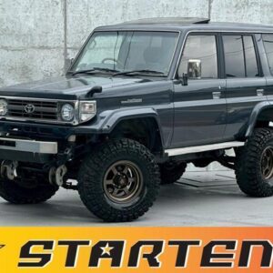 1995 Toyota Land Cruiser 70 blue diesel used car Japan export