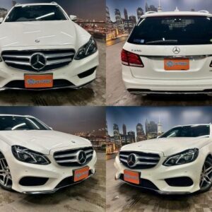 2015 Mercedes Benz E-Class Stationwagon white gasoline used car Japan export
