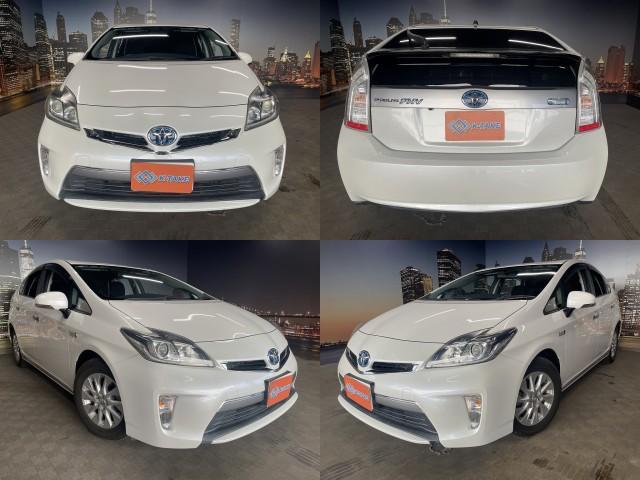 Ref:AUX-24747359 TOYOTA PRIUS PHV 2014 1 2014 Toyota Prius Phv pearl hybrid used car Japan export