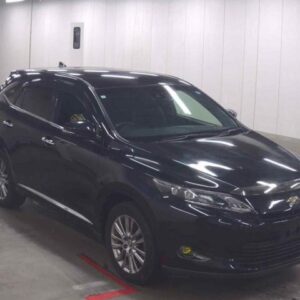 2015 Toyota Harrier black gasoline used car Japan export