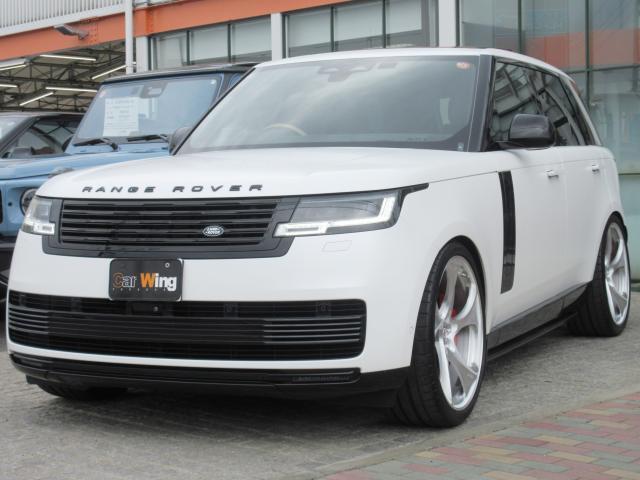 Ref:AUX-24747421 LAND ROVER RANGE ROVER 2023 1 2023 Land Rover Range Rover pearl gasoline used car Japan export
