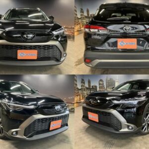 2023 Toyota Corolla Cross black gasoline used car Japan export