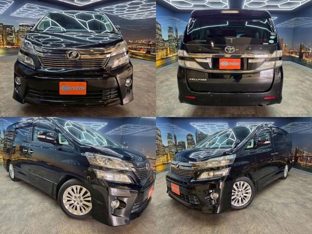 Ref:AUX-24747500 TOYOTA VELLFIRE 2014 1 2014 Toyota Vellfire black gasoline used car Japan export