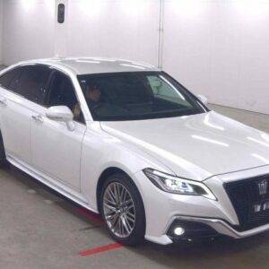2021 Toyota Crown Hybrid pearl gasoline used car Japan export