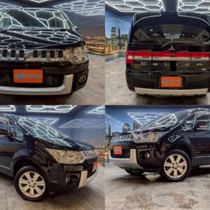 2016 Mitsubishi Delica D:5 black diesel used car Japan export