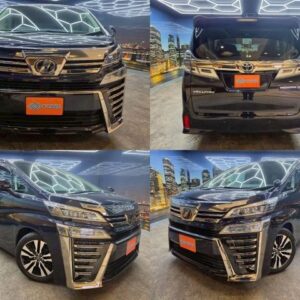 2018 Toyota Vellfire black gasoline used car Japan export