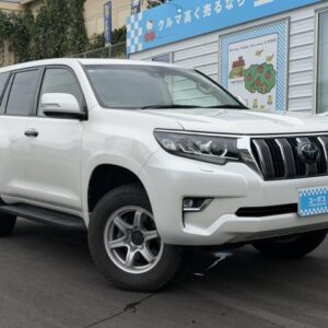 2021 Toyota Land Cruiser Prado pearl gasoline used car Japan export