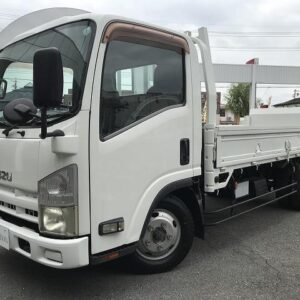 2012 Isuzu Elf Truck white diesel used car Japan export