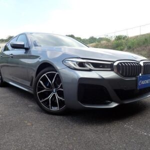 2021 Bmw 5 Series gray hybrid used car Japan export