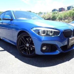 2019 Bmw 1 Series blue gasoline used car Japan export