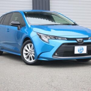 2025 Toyota Corolla Touring blue hybrid used car Japan export