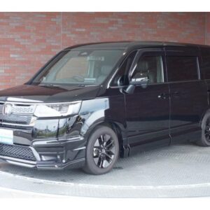 2023 Honda Stepwagon black gasoline used car Japan export