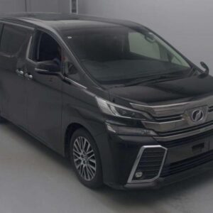 2015 Toyota Vellfire black gasoline used car Japan export