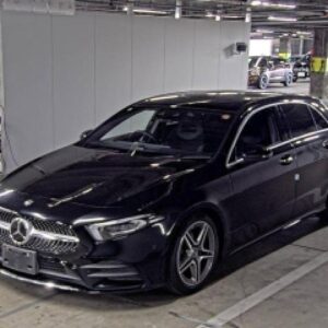 2019 Mercedes Benz A-Class black gasoline used car Japan export