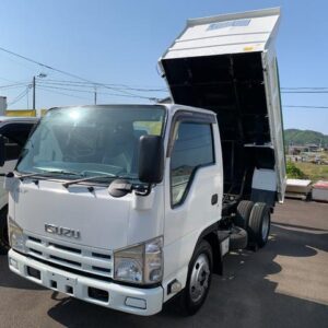 2010 Isuzu Elf Truck white diesel used car Japan export
