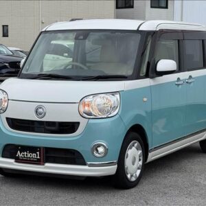 2017 Daihatsu Move Canbus green gasoline used car Japan export