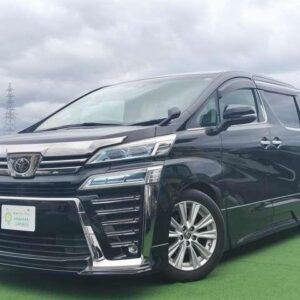 2020 Toyota Vellfire black gasoline used car Japan export